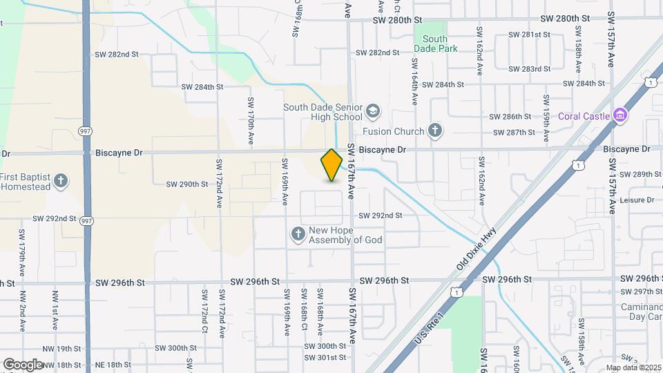 16753 SW 290th Ln Map and Location Details