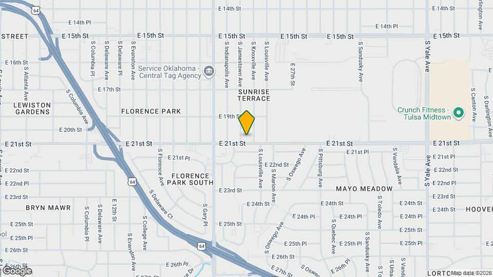 3507 E 21st St Map and Location Details