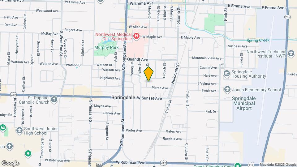 807 Maple Dr Map and Location Details