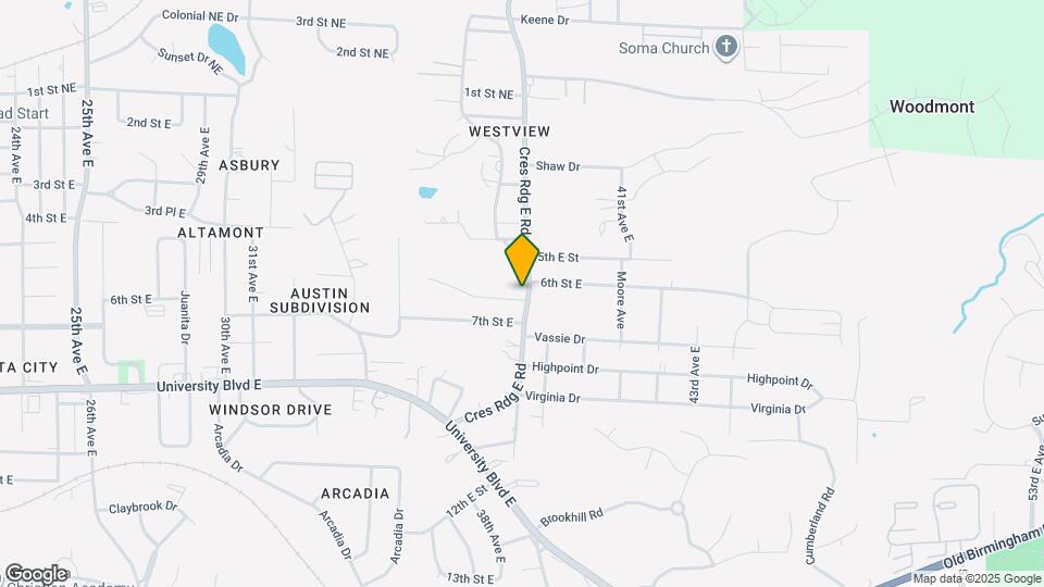 3738 Cres Gardens Dr Map and Location Details