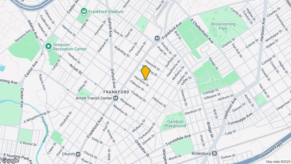 1661 Harrison St Map and Location Details