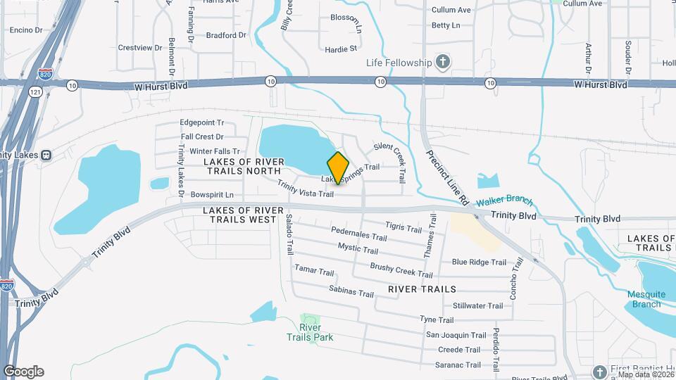 8609 Trinity Vista Trail Map and Location Details