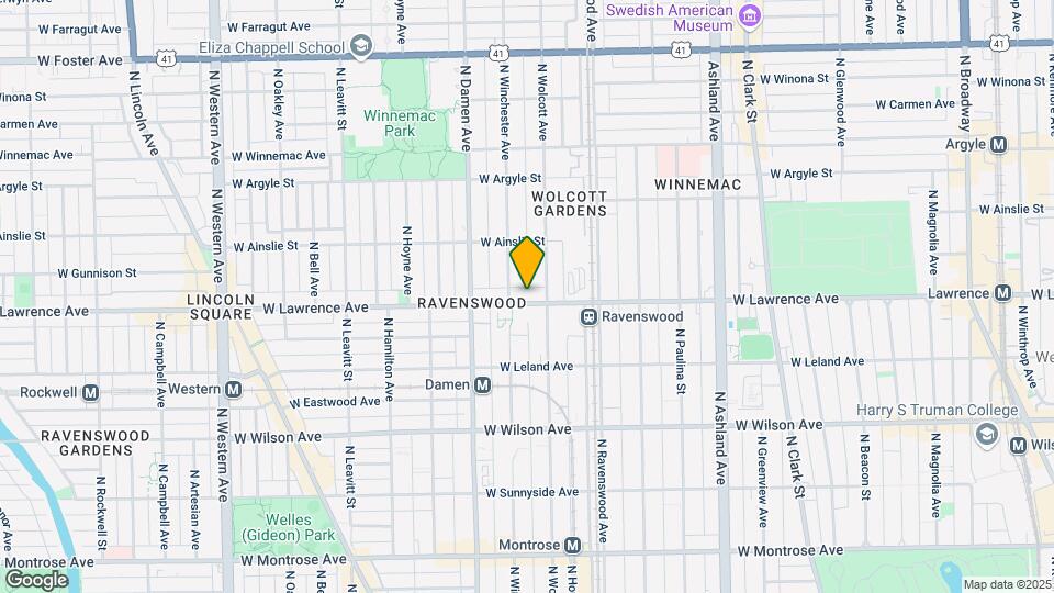 1900 W Lawrence Ave Map and Location Details