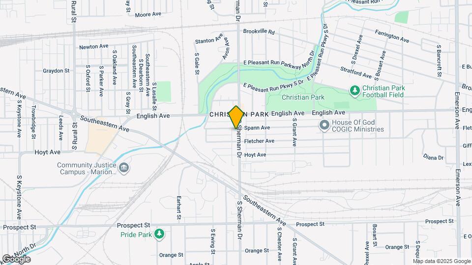 610 S Sherman Dr Map and Location Details