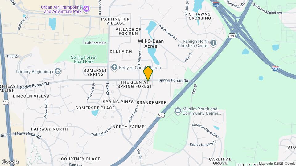 5831 Spring Glen Lane Mapa y Detalles de la Ubicación