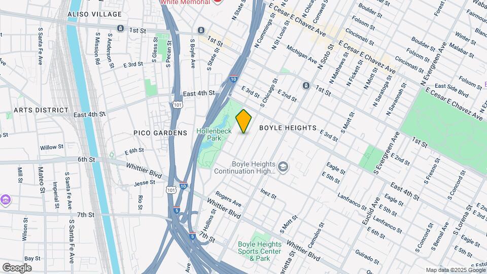 509 1/2-446 1/2 S Chicago St Map and Location Details