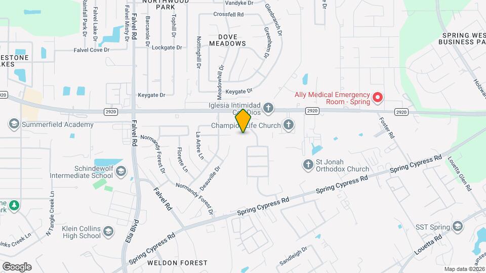 3219 Watercliff Ct Map and Location Details
