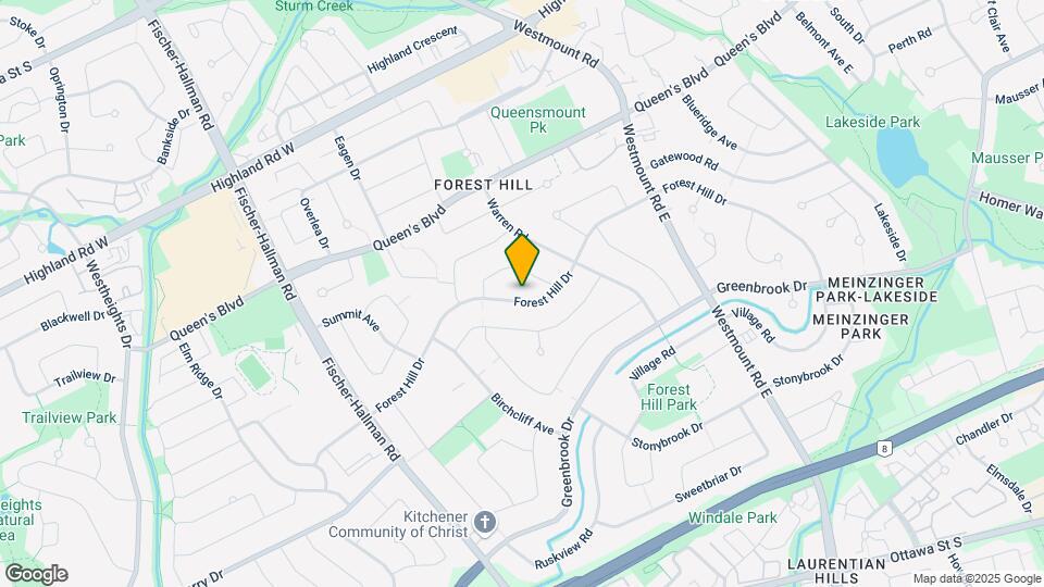 404 Forest Hill Dr Map and Location Details