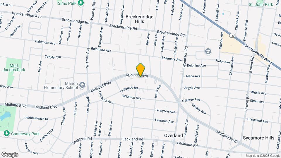 9542 Midland Blvd Map and Location Details