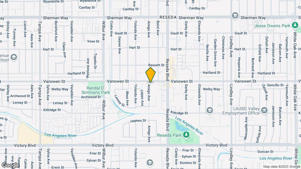 18560 Vanowen St Map and Location Details