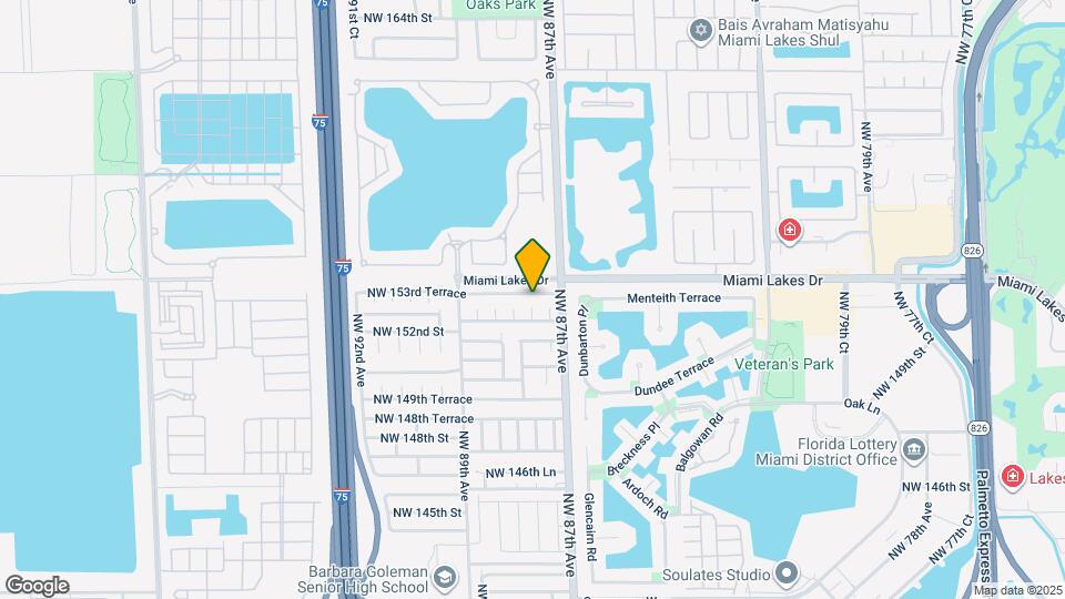 8740 NW 153rd Terrace Map and Location Details