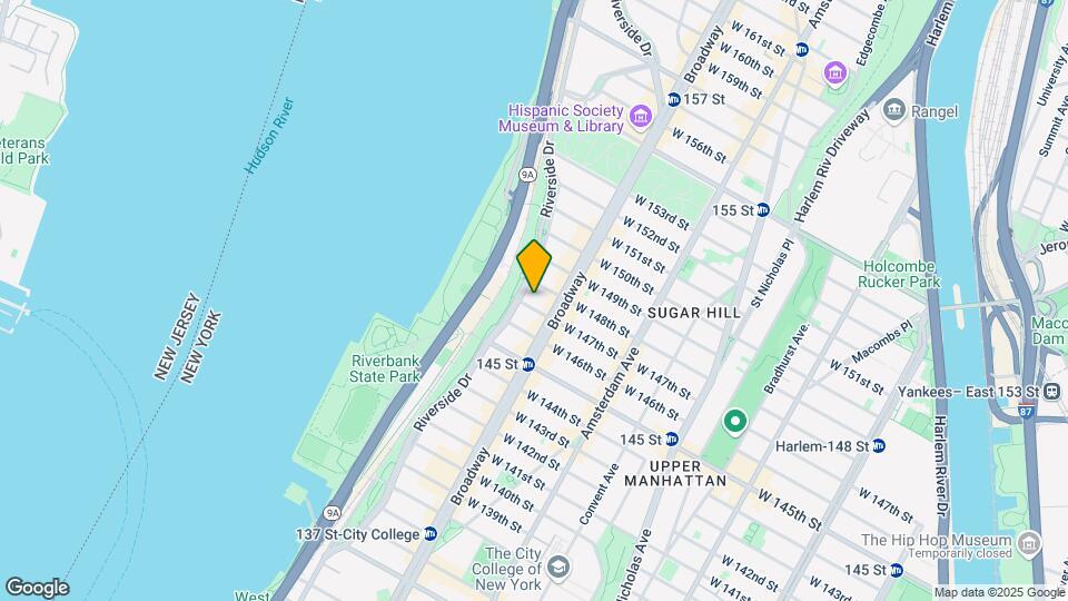 613 W 147th St, Unit Hamilton Hgts garden apt Map and Location Details