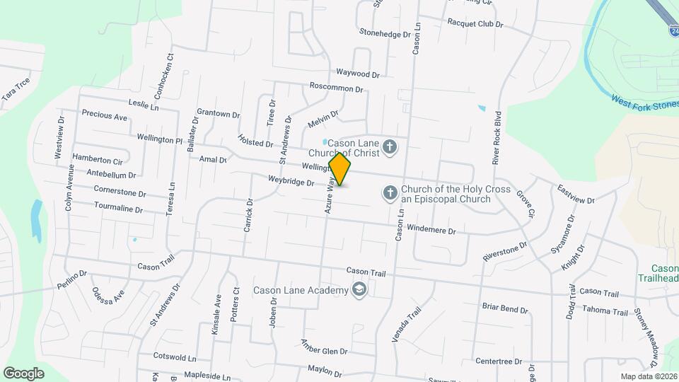 2819 Weybridge Dr Map and Location Details