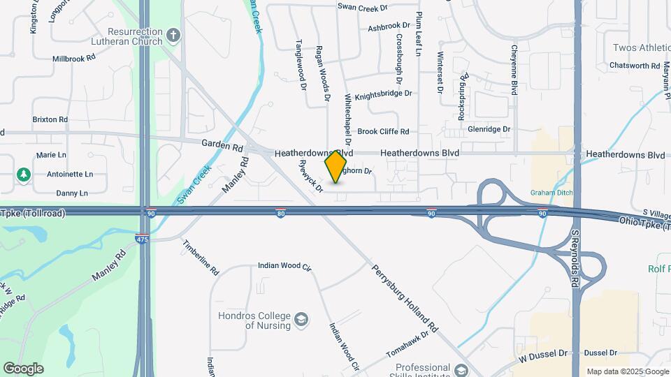 5804 Ryewyck Dr, Unit 5804 Ryewyck Drive Toledo Map and Location Details