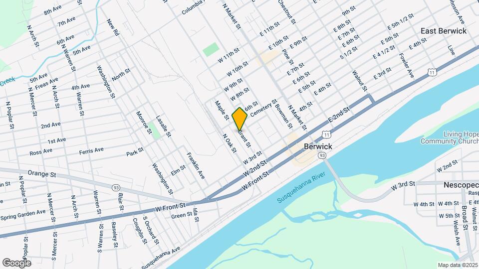 353 Grant St Map and Location Details
