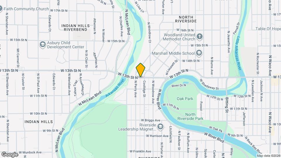 1811 W 13th St N Map and Location Details
