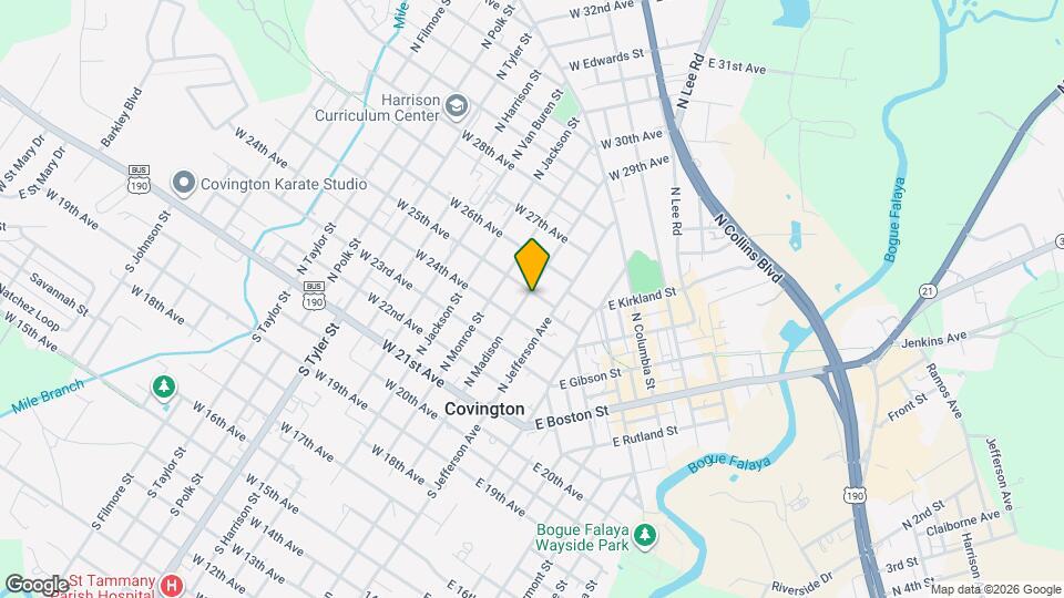 131 W 25th Ave Map and Location Details