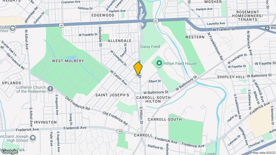 118 N Hilton St Map and Location Details