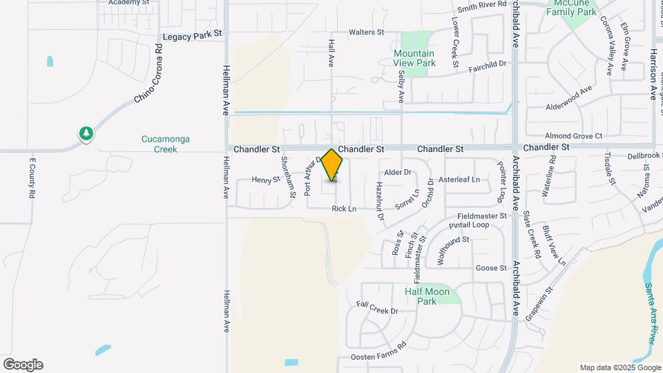 7903 Hall Ave Map and Location Details