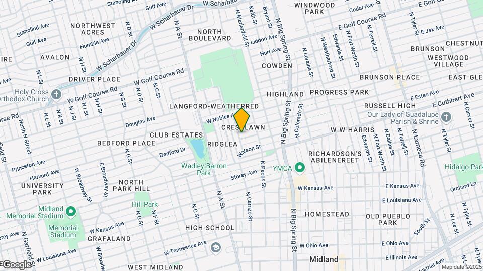 1102 N Carrizo St Map and Location Details