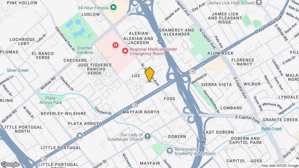 2254 Luz Ave Mapa y Detalles de la Ubicación