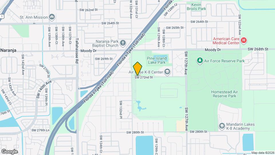 13233 SW 272nd St Map and Location Details