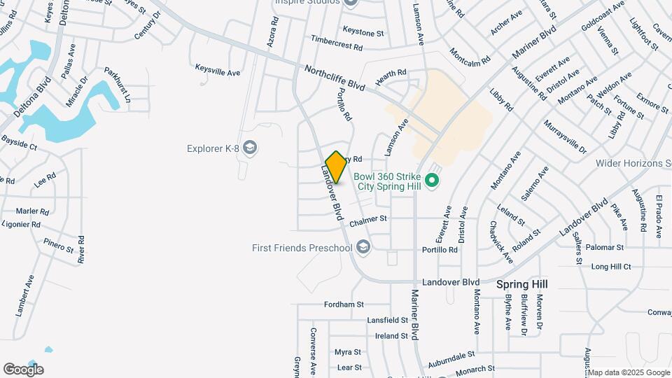 2821 Landover Blvd Map and Location Details
