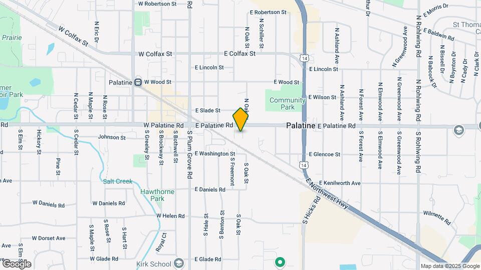 151 E Palatine Rd Map and Location Details