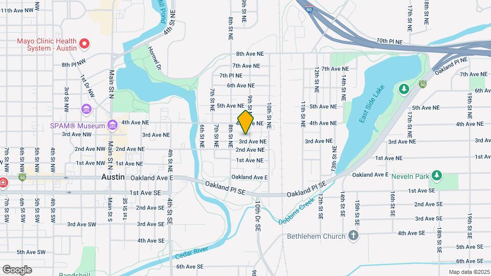 401 9th St NE Map and Location Details