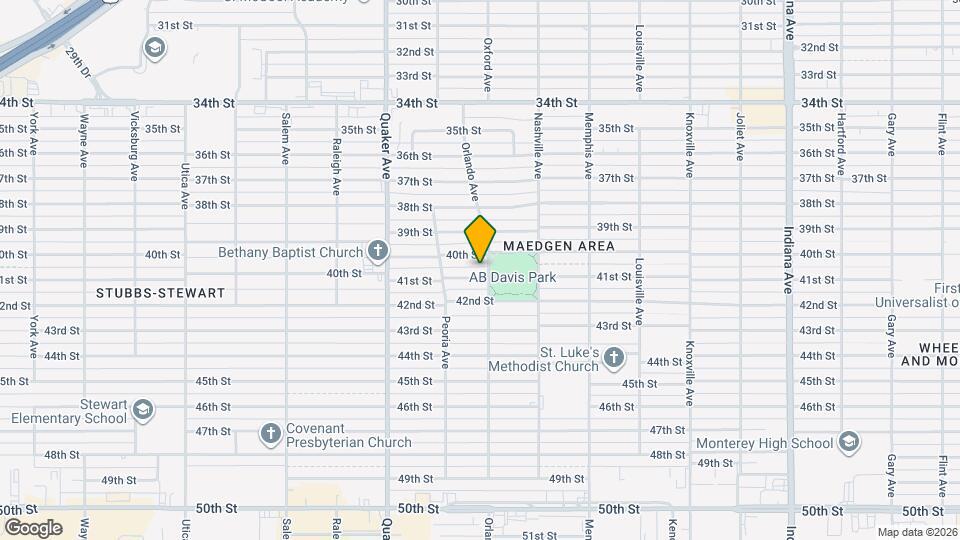 4204 41st St Map and Location Details