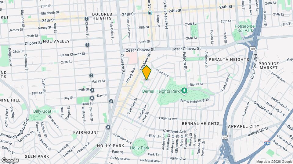 79 Coleridge St Map and Location Details