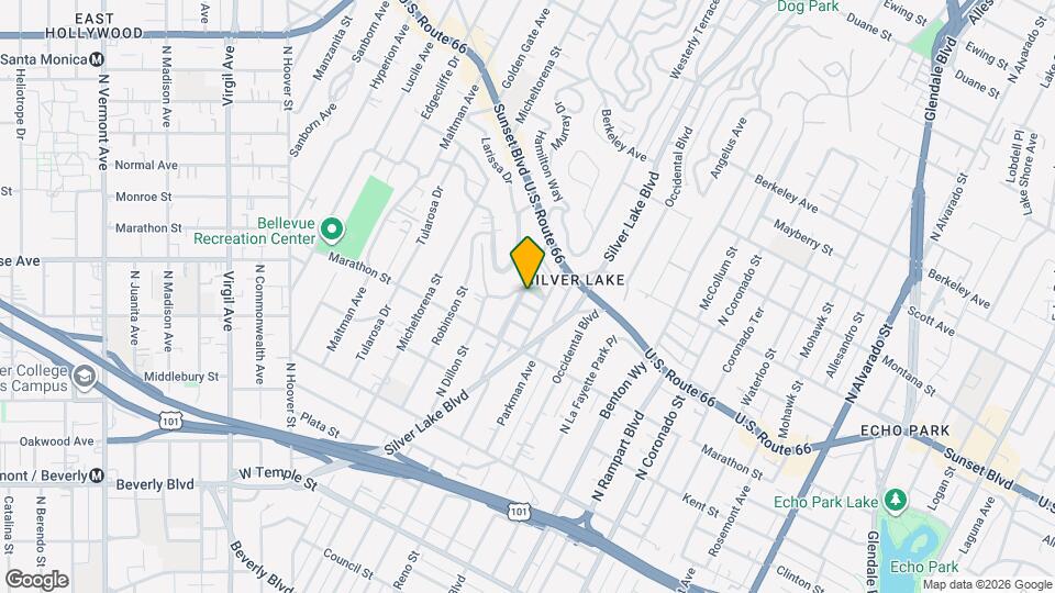 910 North Vendome Street, Unit 910 Vendome Map and Location Details