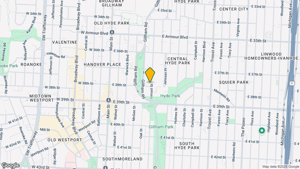 3732 Locust St Mapa y Detalles de la Ubicación