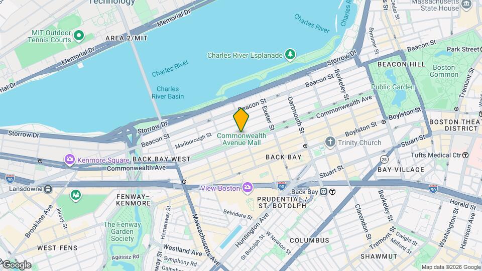 241 Commonwealth Ave Map and Location Details