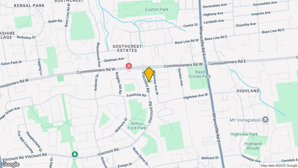 568 Viscount Rd Map and Location Details