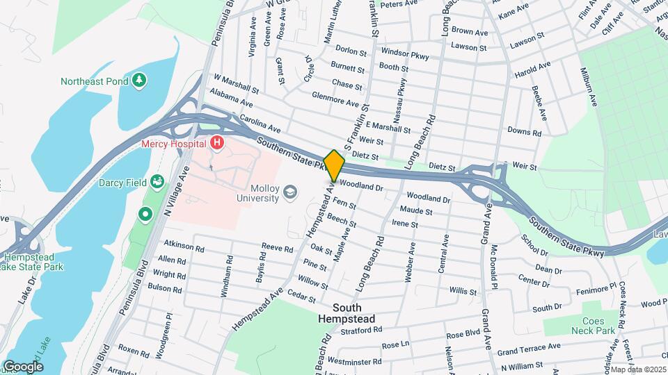 1051 Hempstead Ave Mapa y Detalles de la Ubicación