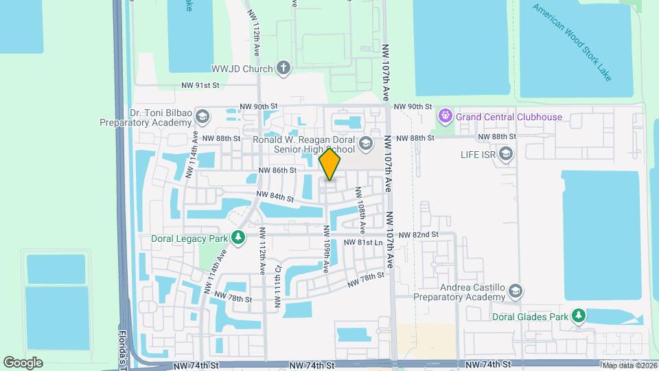 10863 NW 85th St Map and Location Details