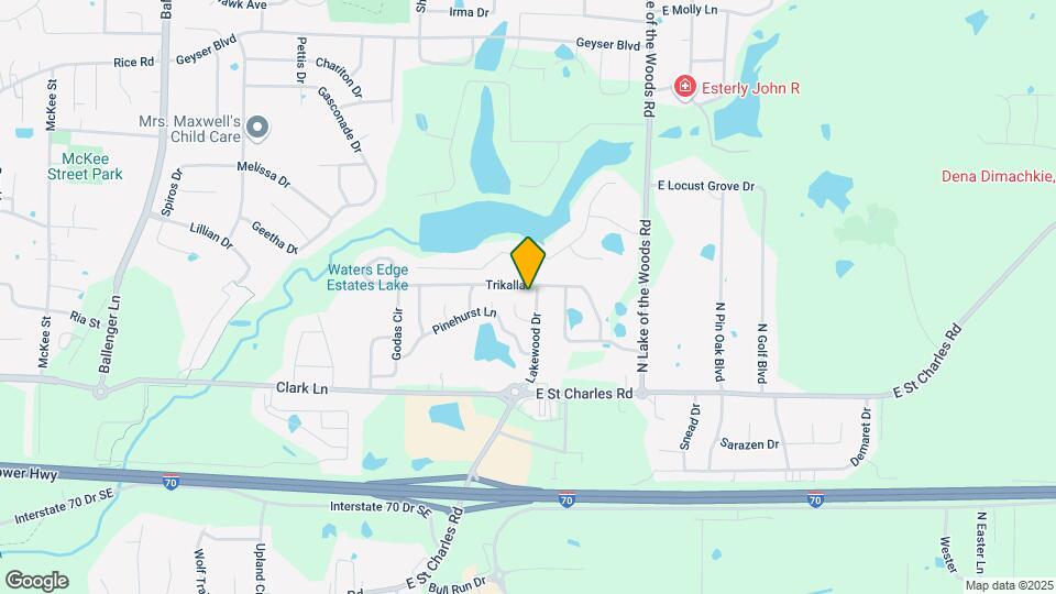 1709 Lakewood Dr Map and Location Details
