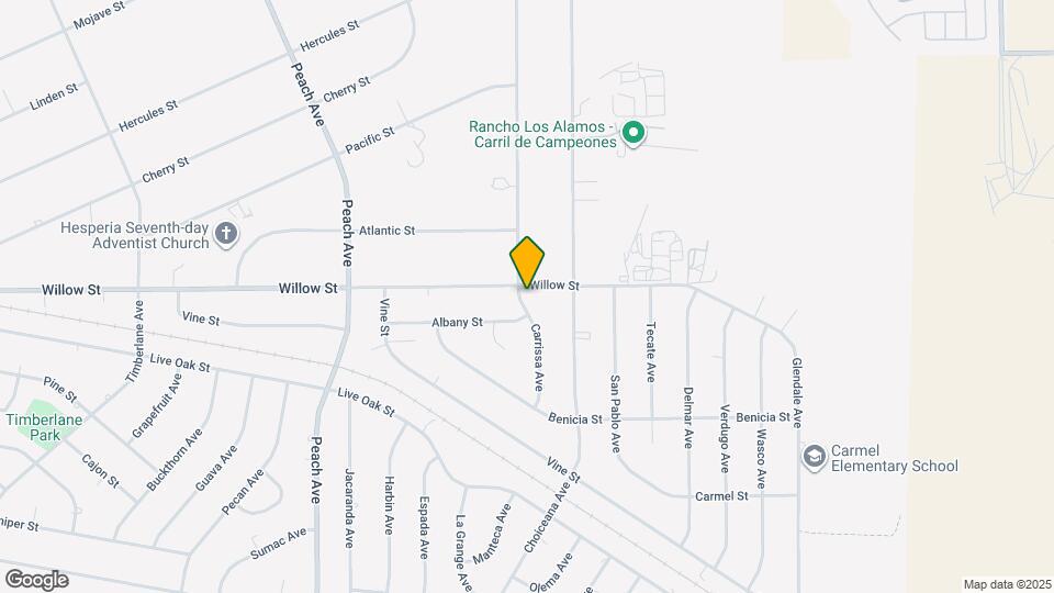 18809 Willow St Map and Location Details