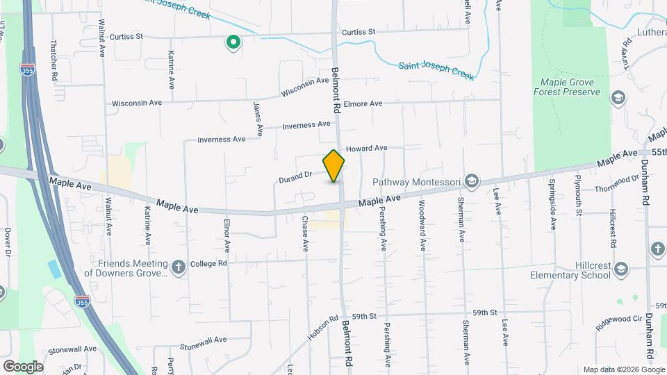 5520 Belmont Rd, Unit #3D Mapa y Detalles de la Ubicación