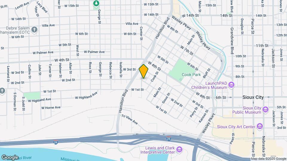 717 W 2nd St Map and Location Details