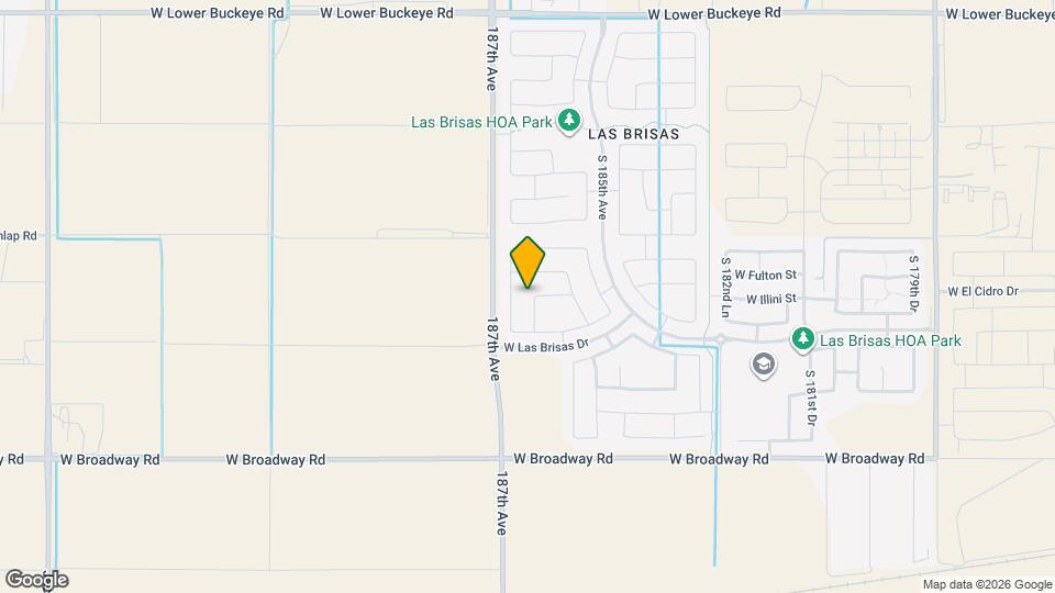 3806 S 186th Dr Map and Location Details