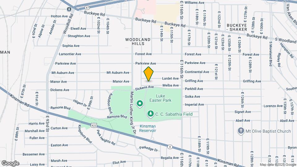 11125 Melba Ave Map and Location Details