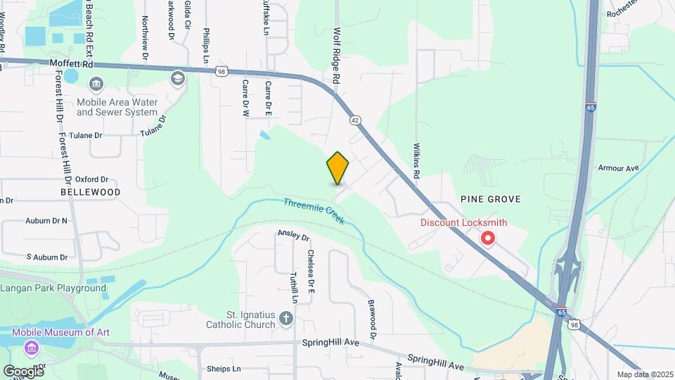 1153 Oak Ln Dr Map and Location Details