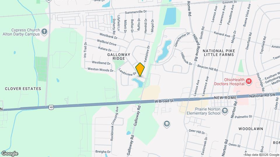 143 Galloway Ridge Dr Mapa y Detalles de la Ubicación