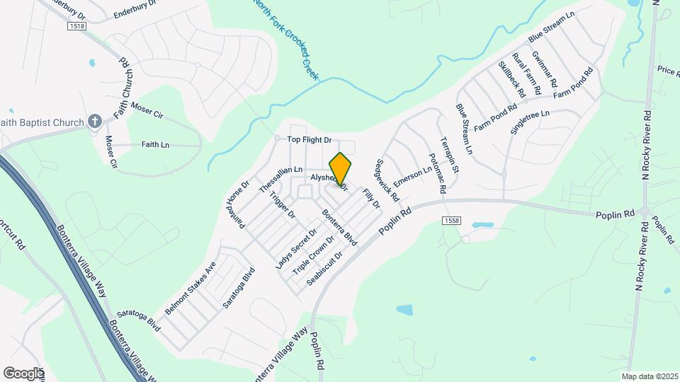 5111 Alysheba Dr Map and Location Details