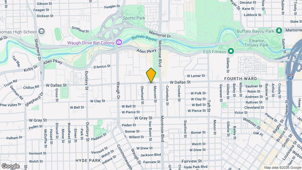 2619 W Dallas St Mapa y Detalles de la Ubicación