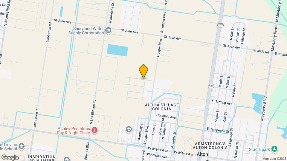 905 W Sunset Valley St Map and Location Details