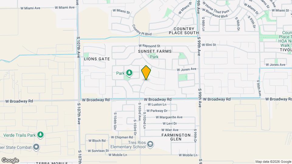 10245 W Wood St Map and Location Details