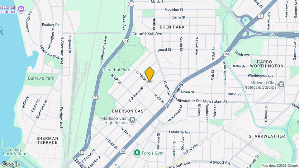 2507 E Johnson St Map and Location Details